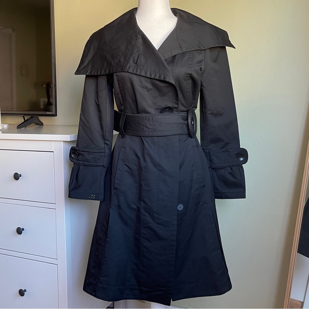 Soia & Kyo Women’s Black Trench Coat